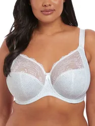 Womens Morgan Full Cup Bra - White Polyamide - Size 32j