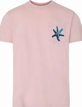 Camiseta de hombre lavada con diseño - Kiff-Kiff - FashionsVida