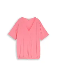 Blouse v-neck shape female