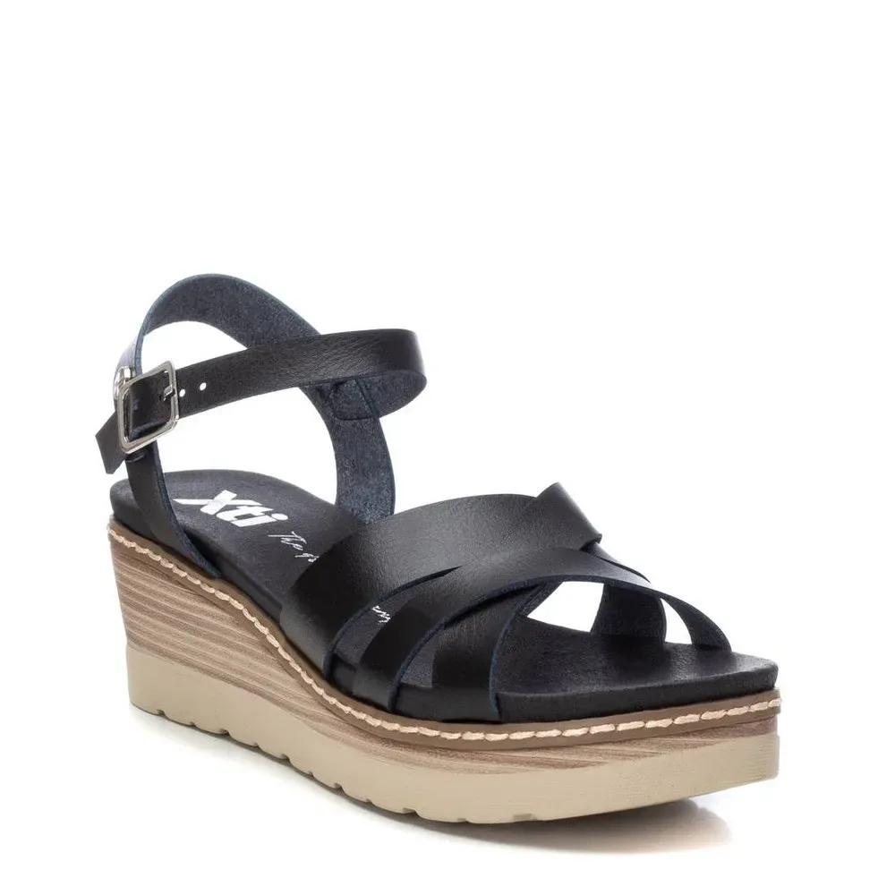 Sandali Con Zeppa 12853 Black EU 39 - Xti - FashionsVida