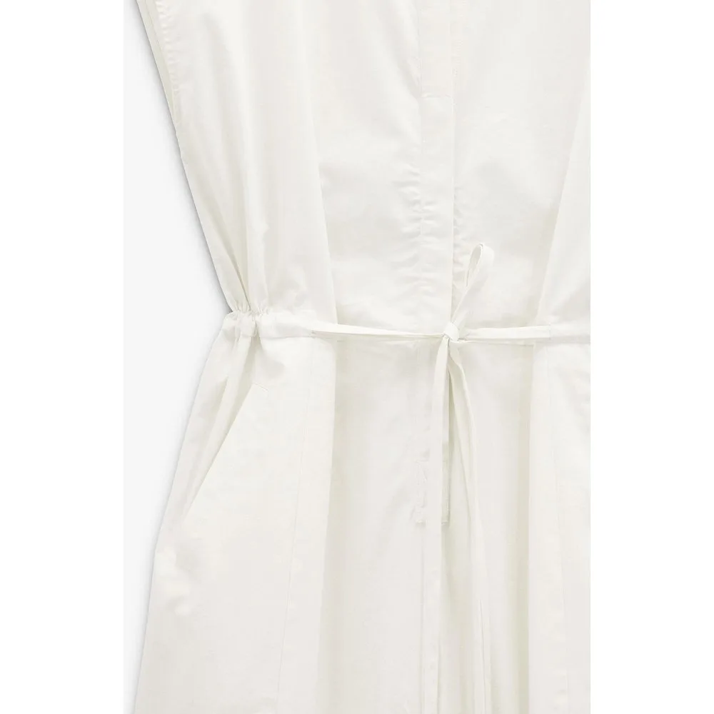 Mono 100% algodón de manga corta con cordón ajustable - Parfois - FashionsVida