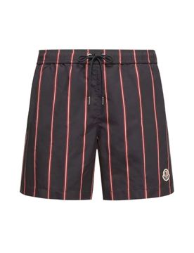 Micro Mesh Lined Drawstring Swim Shorts with Elastic Waist & Pockets
