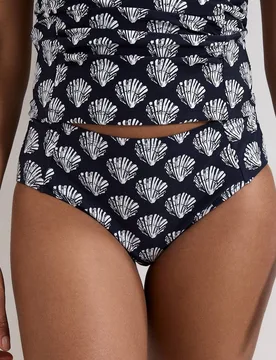 Women's Shell Bikini Bottom in Dark Navy Size: 10 - Dark Navy - Size: 10 - Phase Eight - FashionsVida