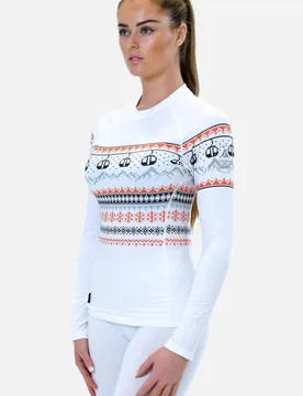 CarbonDri Womens Cozy Crewneck Base Layer - - Size: M - Surfanic - FashionsVida