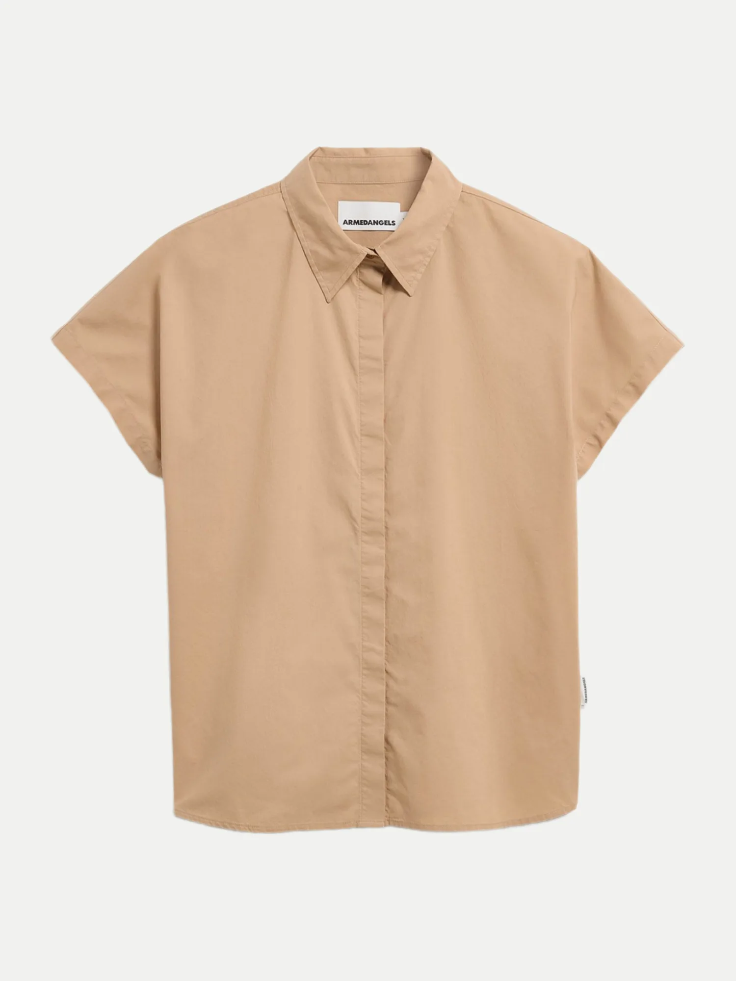 ARMEDANGELS Bluse Larisana Beige S - Armedangels - FashionsVida
