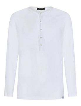 T-shirt Henley elasticizzata