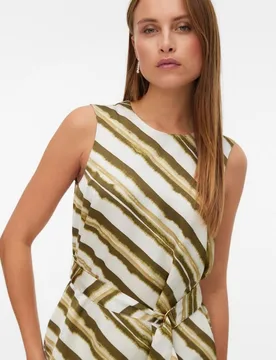Top de mujer manga sisa con cinturon a juego - Vero Moda - FashionsVida