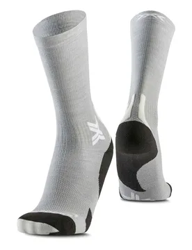 Calzini Crew Run Discover Merino Seal Grey / Light Sand EU 39-41 - X-SOCKS - FashionsVida