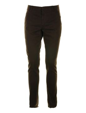 Dondup Pantalone Chino Marrone