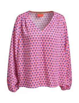 V-NECK VOLUME SLV BLOUSE female - S - FashionsVida