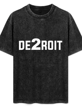 DE2ROIT T-Shirt Large Size Casual Short Sleeve Top - Aliexpress - FashionsVida