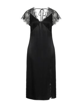 Vestido midi Mujer Negro 34 Mujer