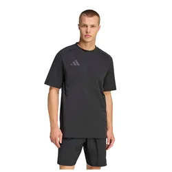 T-shirt à Manches Courtes Tiro Travel Black / Black L