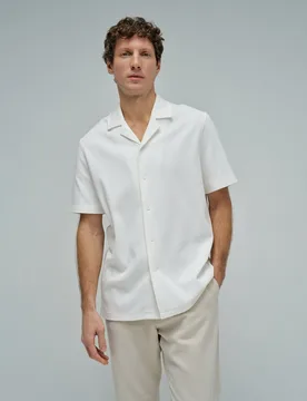 Camisa de hombre texturada regular fit - Salsa Jeans - FashionsVida