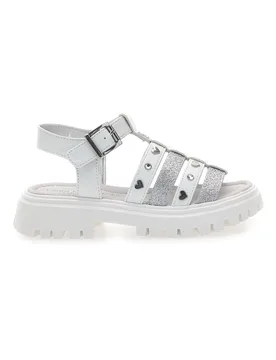 Sandali bianchi con borchie e suola chunky 90219488 33 - Laura Biagiotti - FashionsVida