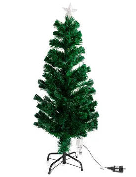 Lampe Led Fiber Optic Christmas Tree Warm White Ip44 Indoor & Outdoor Low Voltage 1.2m Dark Green 60 x 120 cm - AIGOSTAR - FashionsVida