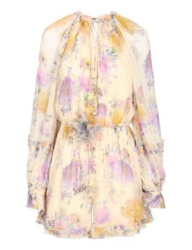 Zimmermann Luna Ruffle Playsuit