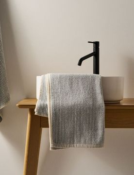 Asciugamano jacquard - grigio chiaro
