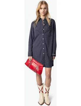 Zadig & Voltaire - Vestido Rorning de rayas y manga larga - Zadig & Voltaire - FashionsVida