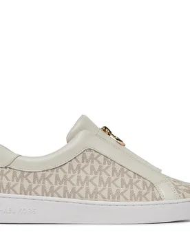 Sneakers Keaton Zip Slip On 43R4KTFP2B Écru 38 female - MICHAEL Michael Kors - FashionsVida