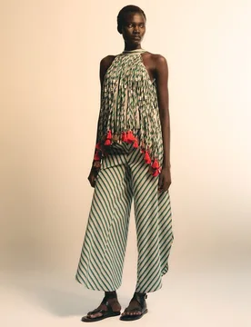 Sfera - Pantalón rayas balloon - Sfera - FashionsVida