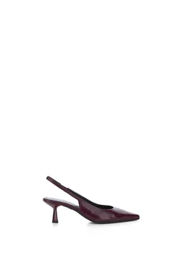 Décolleté slingback pelle BORDEAUX 40 - Chantal - FashionsVida