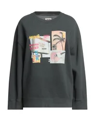 Sweatshirt Damen Braungrau S Damen