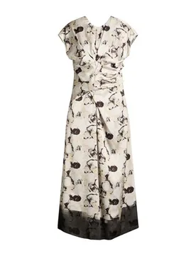 Aviù Vestido midi Mujer Marfil 36,38 Mujer - Aviu - FashionsVida