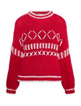 IZIA Jersey 'Hoona' rojo / blanco