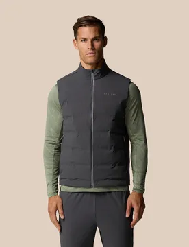 Zone Training Lvs Insulated Gilet - Gunmetal/black Reflective GUNMETAL/BLACK REFLECTIVE XS male - Castore - FashionsVida