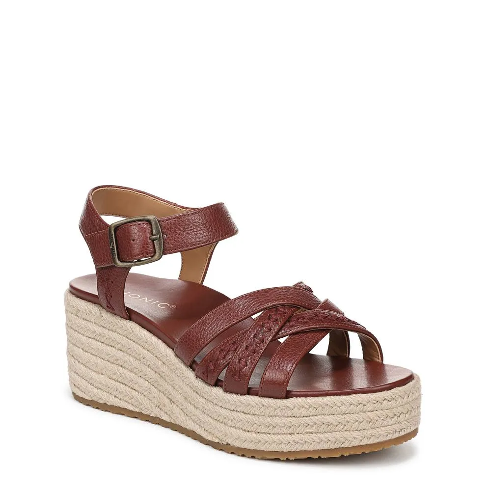 Dana Sandals - Burgundy - Size: 5.5 - Vionic - FashionsVida