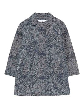 Etro Cappotto Con Stampa Paisley