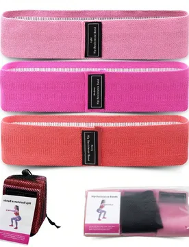 Piezas Bandas de Resistencia, Esencial para Fitness en Casa Moldeado de Cadera, Tonificación de Piernas y Glúteos, Estiramiento de Body Completo Tel - Shein - FashionsVida