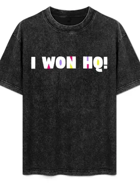 I won HQ! T-Shirt Minimalist Casual Short Sleeve Top - Aliexpress - FashionsVida