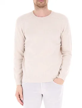 Maglione lana vergine AVORIO 46 - Gran Sasso - FashionsVida