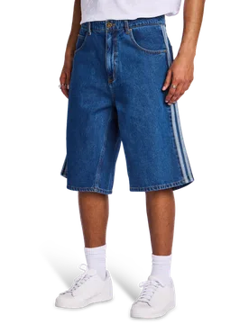 Firebird Uomo - Pantaloncini Blu - Taglia M/L - 36'' - Denim di cotone M/L - 36'' - Adidas - FashionsVida