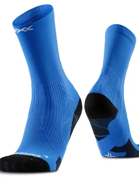 Calzini Crew Run Perform Electric Blue EU 42-44