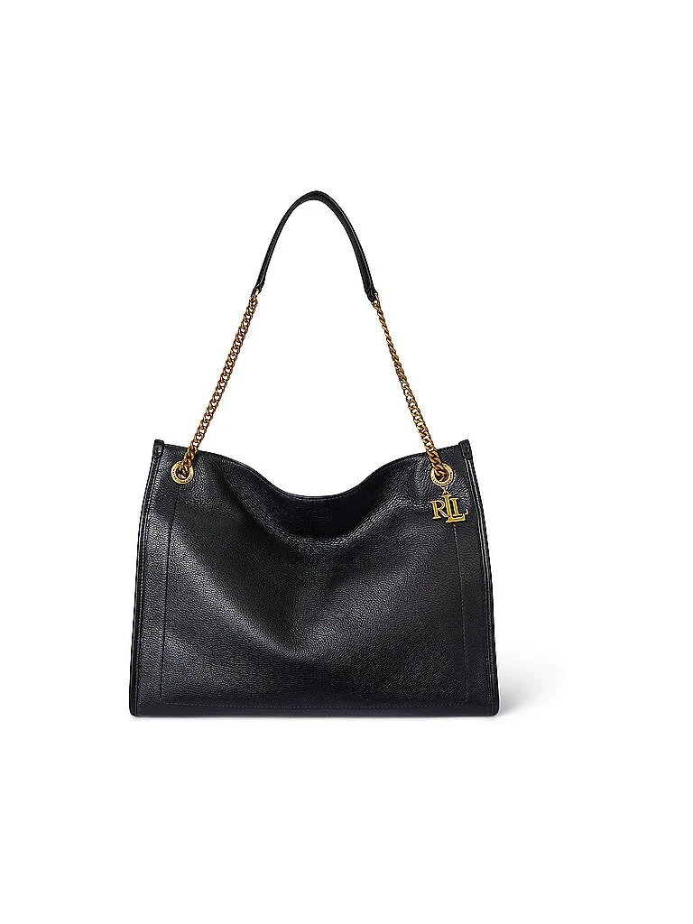 Borsa in pelle - Shopper BRADLEY Large nero - Ralph Lauren - FashionsVida