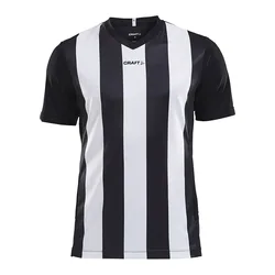 T-shirt à Manches Courtes Progress Stripe Black / White S