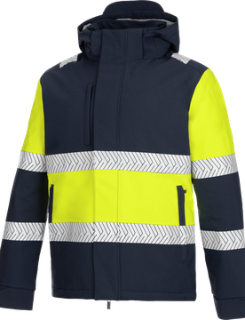 WÜRTH MODYF Parka haute visibilité FLUO ONE jaune/marine Bleu marine L