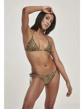 Bikini Animal Print Yellow / Black S