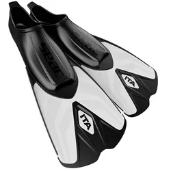 Ita Swimming Fins White UK 2-3 unisex