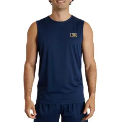 T-shirt Sans Manches Small Logo Dna Blue M