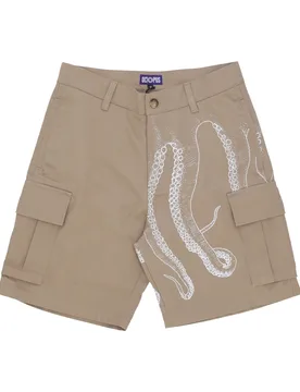 Pantalone Corto Uomo Side Cargo Short Beige - Octopus - FashionsVida