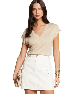 Damen Bluse Beige 517759