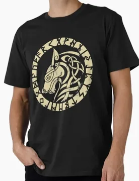 Viking wolf 0429 Retro Gift t shirt Son Of Odin Norse Mythology Valhalla Graphic Clothes All size tops S-6XL - Aliexpress - FashionsVida