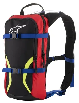 Zaino Moto IGUANA HYDRATION Nero Blu Rosso Giall taglia un - Alpinestars - FashionsVida