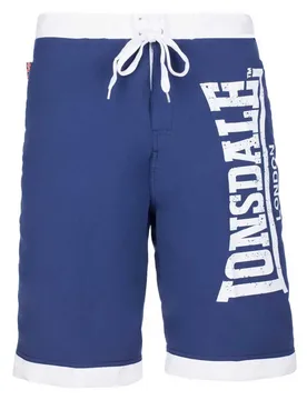 Pantaloncino Da Bagno Clennell Navy / White L - Lonsdale - FashionsVida