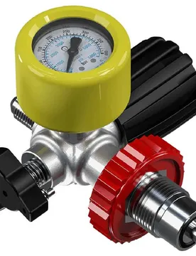 Valvola Pressure Gauge Drv Din Bottle Connection 300 Bar