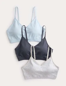 Pk Seamless Non Wired Bralettes Grey Mix female - M&S - FashionsVida